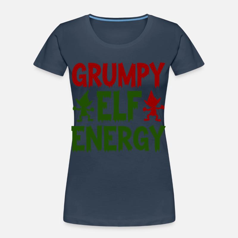 Grumpy Elf Energy Grumpy Imp Women's Premium Organic T-Shirt
