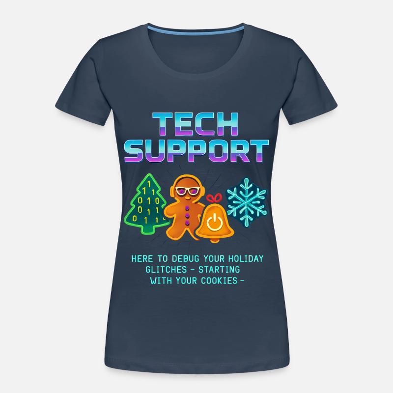 Lustiger Technischer Support Debug Weihnachten Frauen Premium Bio T-Shirt