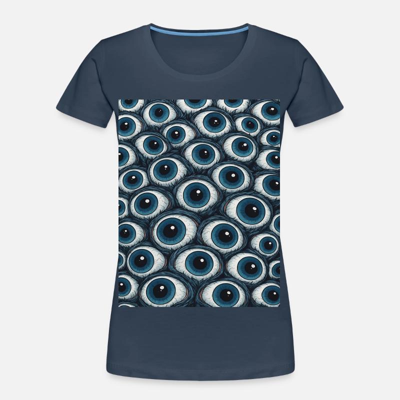 Eye Pattern Women's Premium Organic T-Shirt