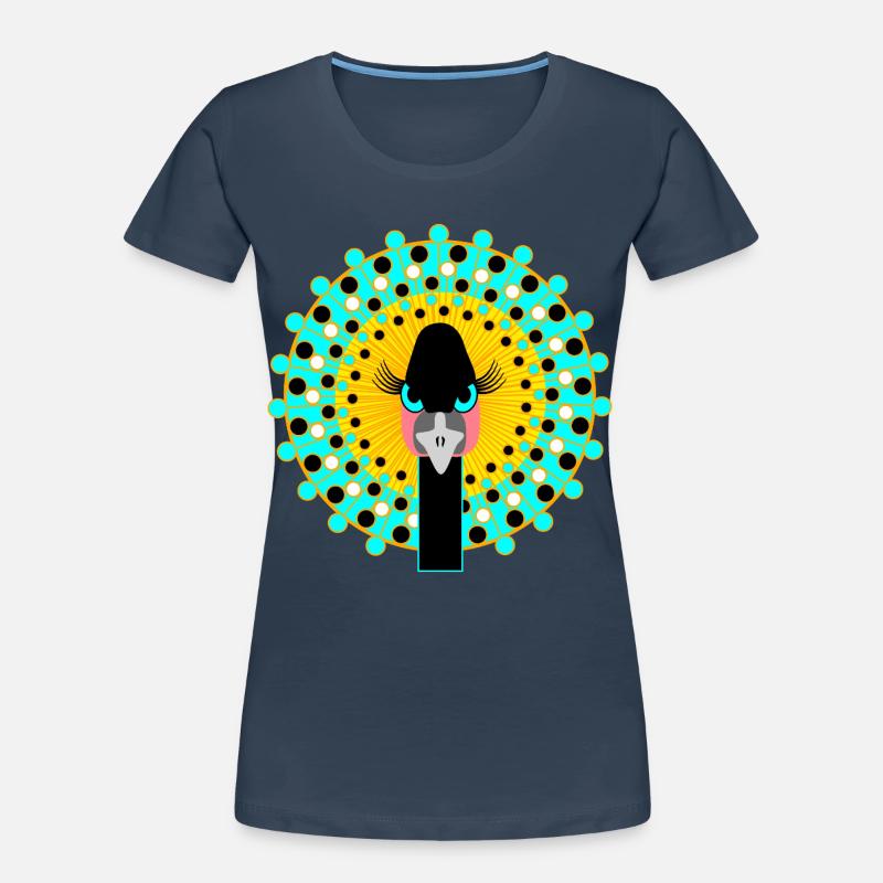 Vogel-Mädchen-Power Frauen Premium Bio T-Shirt