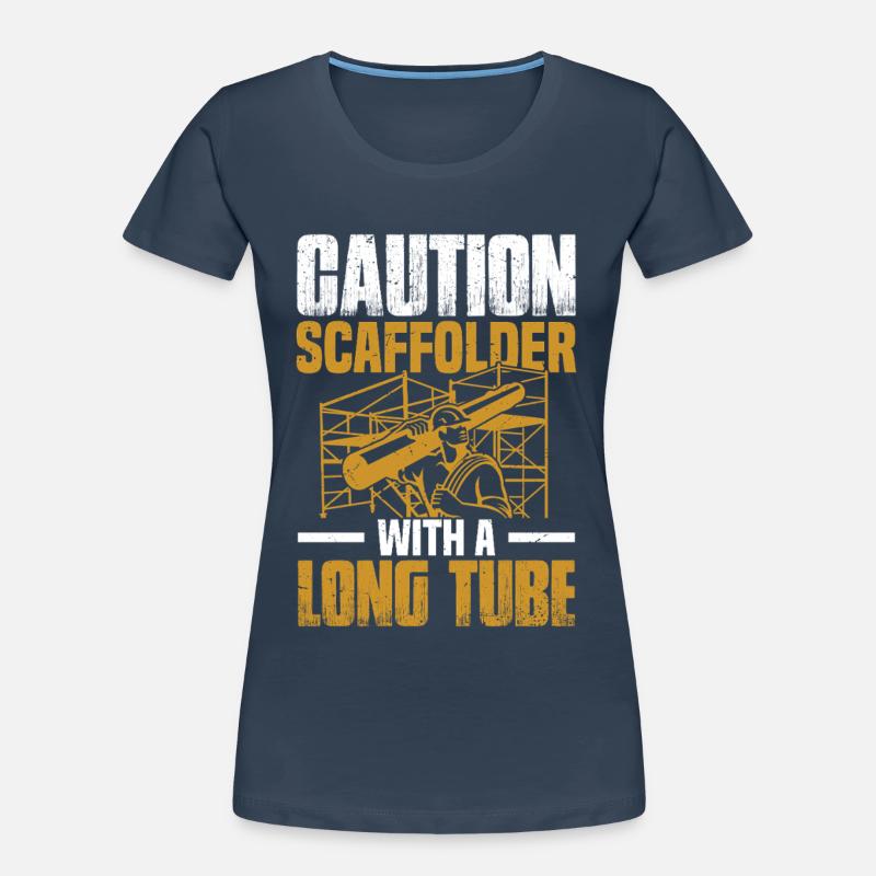  Scaffold Installer Builder Worker Construction Women's Premium Organic T-Shirt