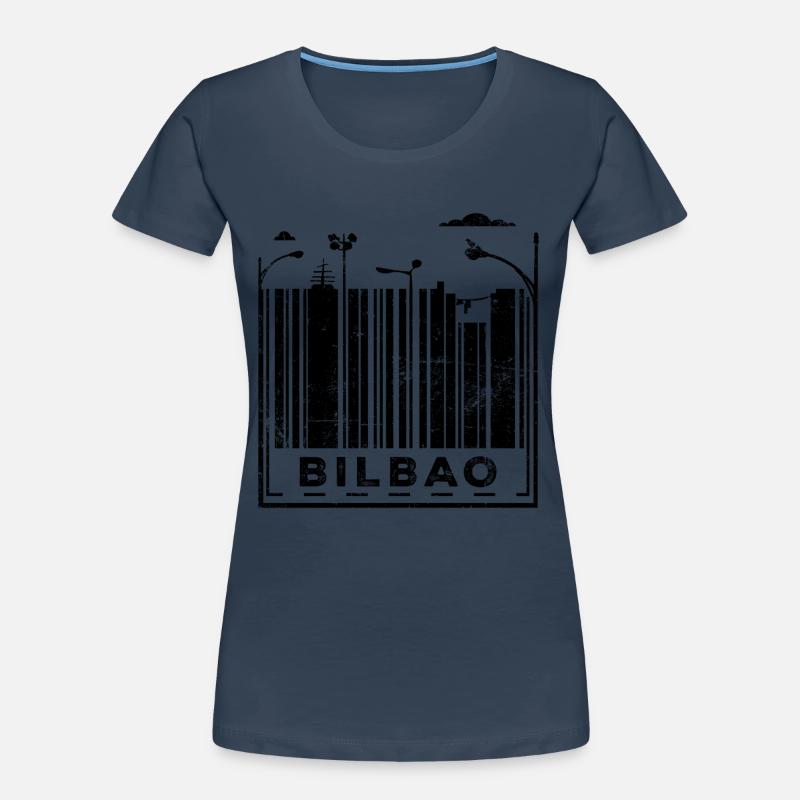 Code-barres de Bilbao T-shirt bio Premium Femme