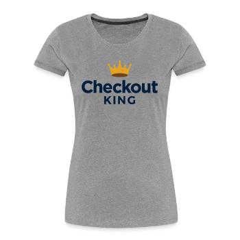 Checkout King Dart Crown Sport Outfit - Women's Premium Organic T-Shirt -  - Front - Mia (176cm)