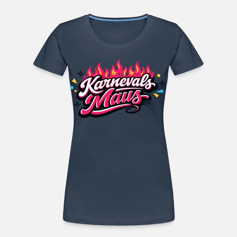 Karnevalsmaus Köln - Kölner Karneval Design Frauen Premium Bio T-Shirt