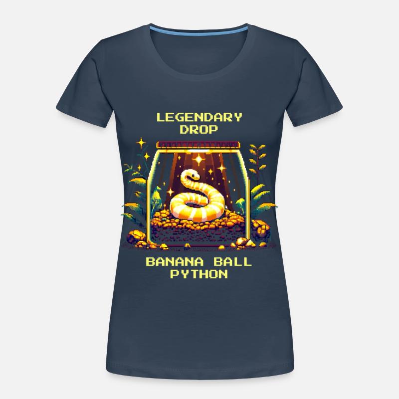 Legendärer Fund: Banana Königspython | Python Frauen Premium Bio T-Shirt