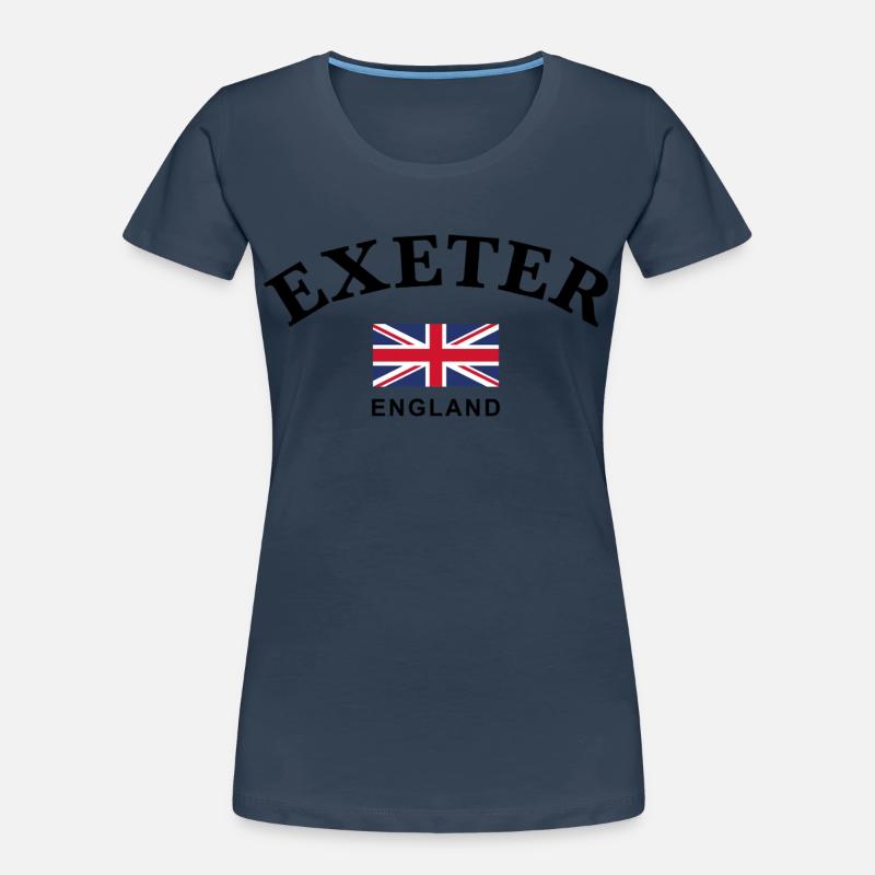 Exeter, Angleterre T-shirt bio Premium Femme