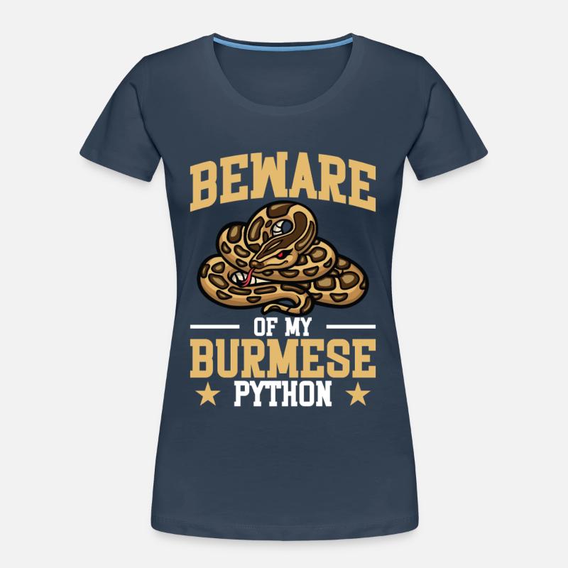  Burmese Python Plush Snake Lover Reptile Burmese Women's Premium Organic T-Shirt