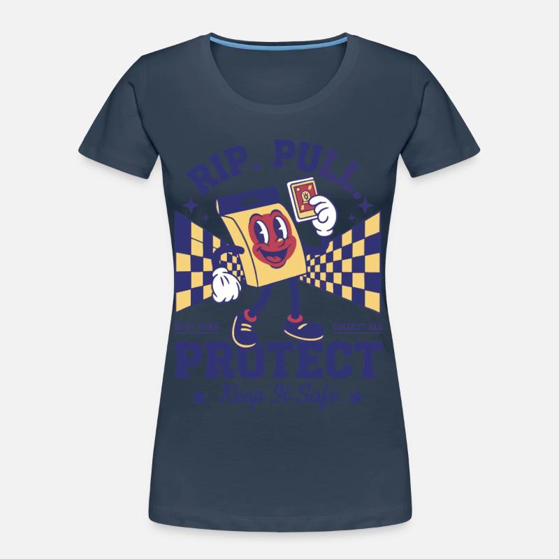 RIP PULL PROTECT Keep It Safe Trading Card Women's Premium Organic T-Shirt