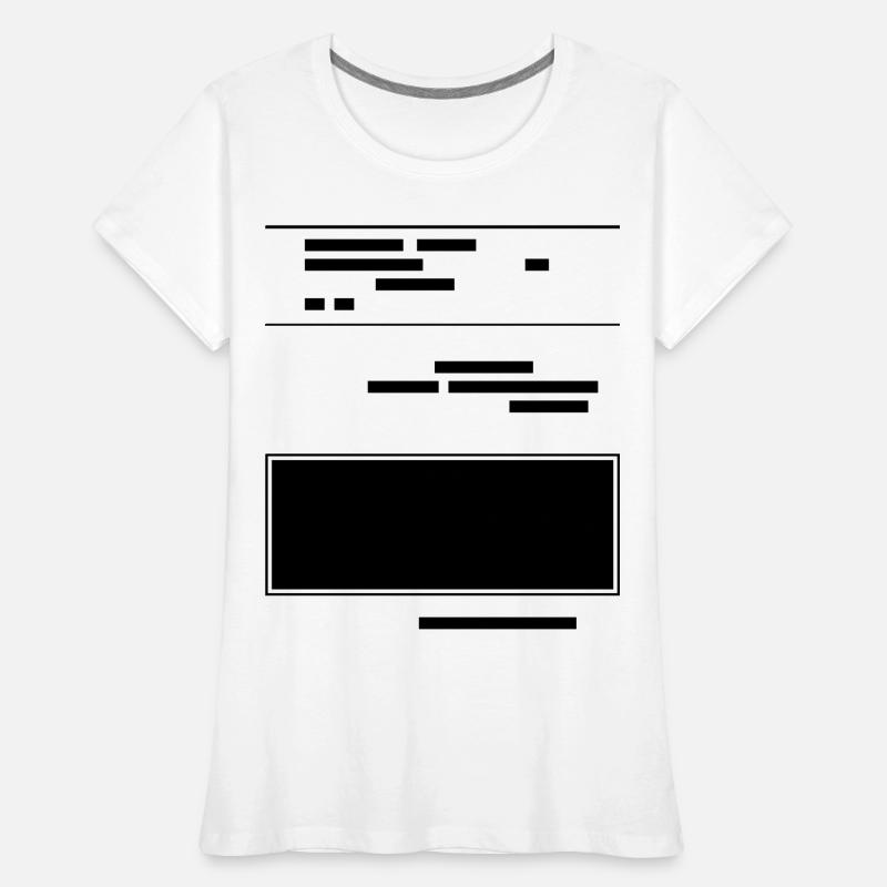 documents classifiés drôles T-shirt bio Premium Femme