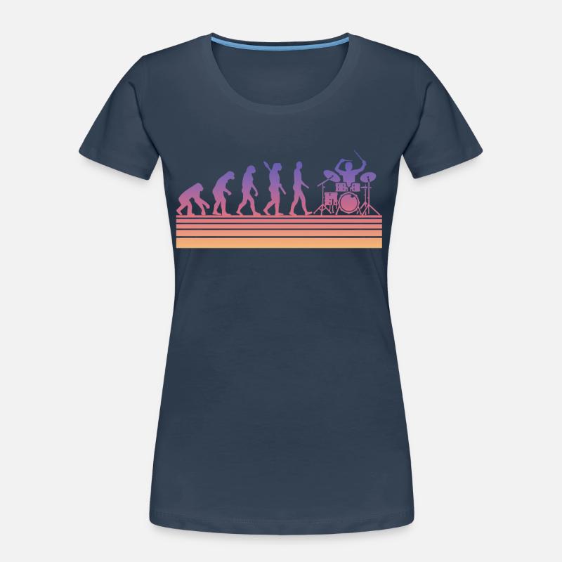 Drummer Evolution Women's Premium Organic T-Shirt