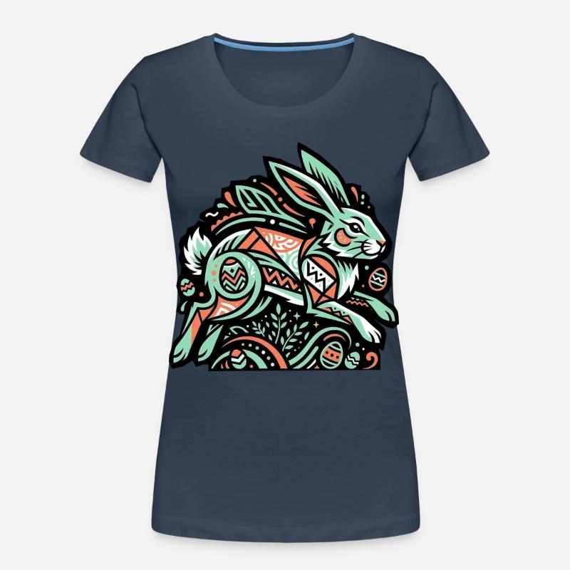 Easter Bunny Easter Bunny Eggs Women's Premium Organic T-Shirt