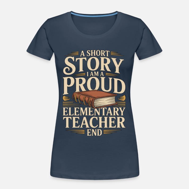 Enseignant d’école primaire Une nouvelle Enseignant de primaire T-shirt bio Premium Femme