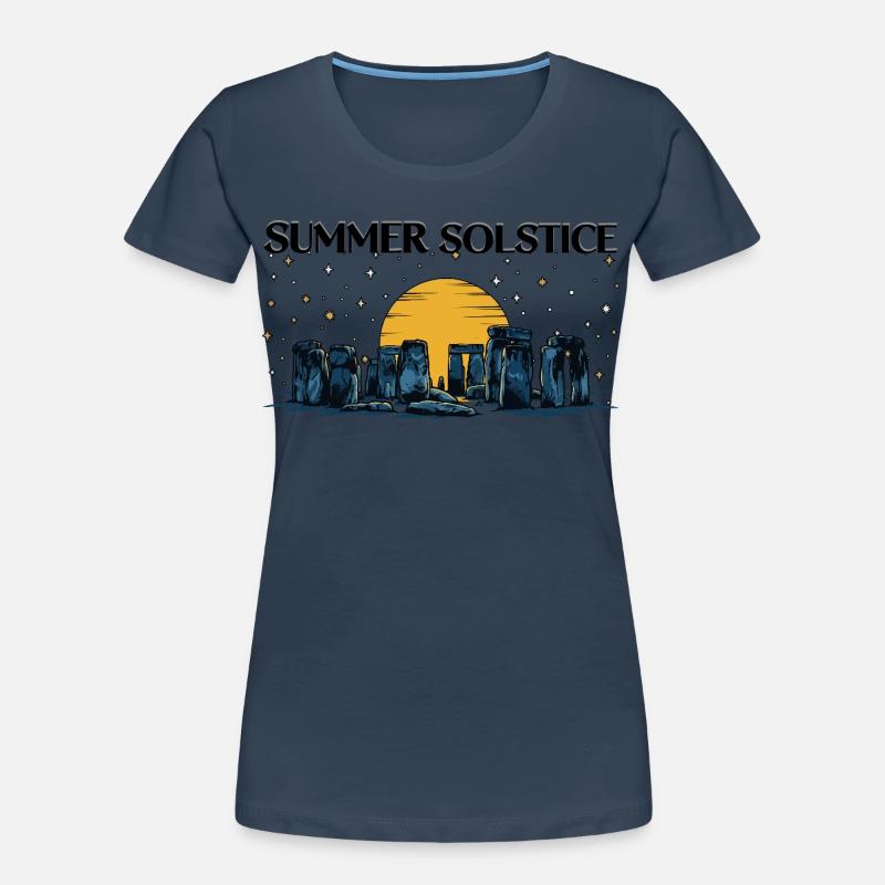 Litha Pagan Solstice d’été Midsommar T-shirt bio Premium Femme
