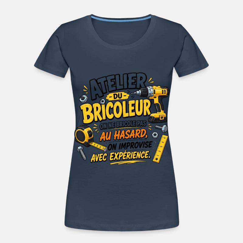 Bricoleur au Hasard avec Expérience T-shirt bio Premium Femme