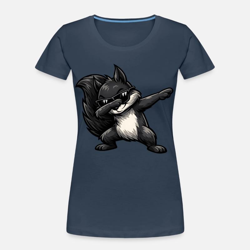 Dabbing Black Squirrel Women's Premium Organic T-Shirt