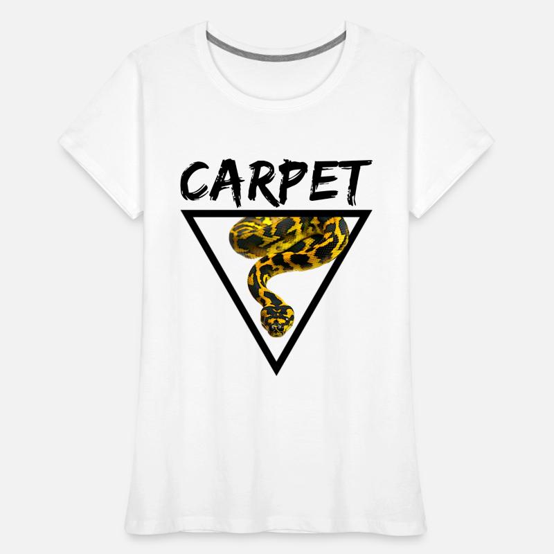 Carpet Python Geometric Snake Owner Women's Premium Organic T-Shirt