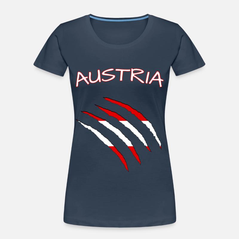 Austria Risse Frauen Premium Bio T-Shirt