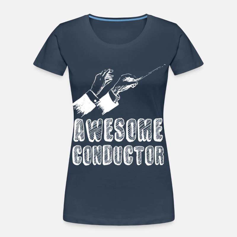 Awesome Dirigent Dirigentenstab beim dirigieren Frauen Premium Bio T-Shirt