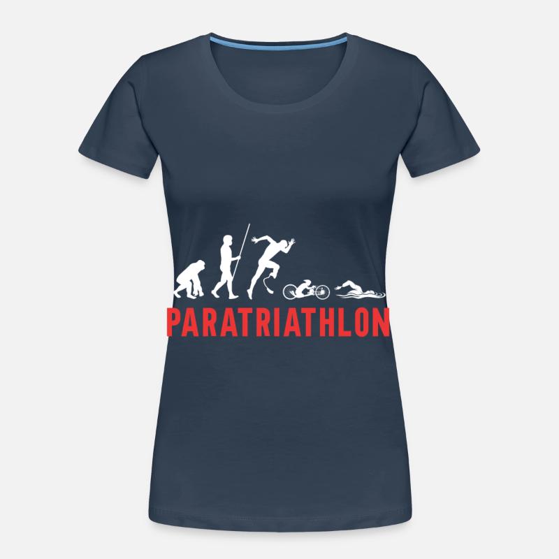 Evolution Paratriathlon for Triathletes Women's Premium Organic T-Shirt