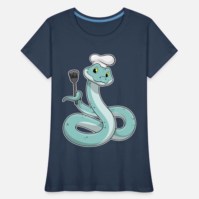 Queue as a chef with a chef's hat Women's Premium Organic T-Shirt