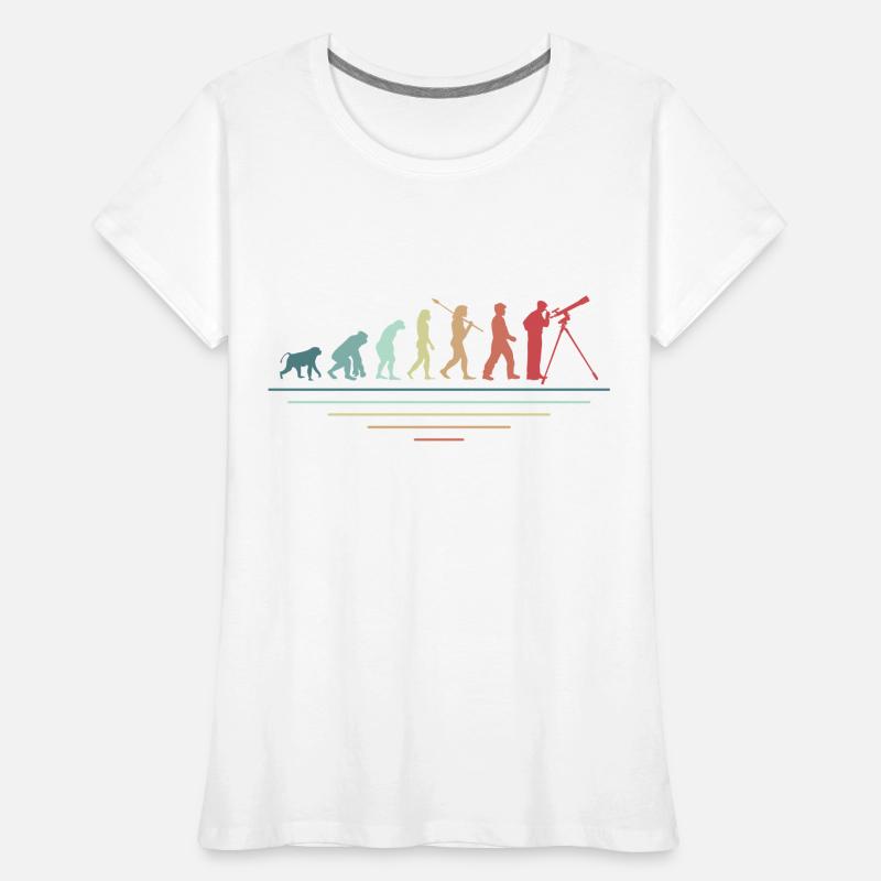 Astronomie Evolution Astronomes T-shirt bio Premium Femme