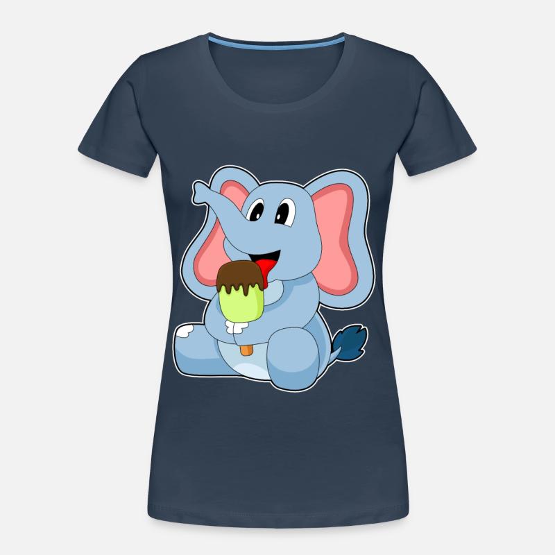 Elephant popsicles Women's Premium Organic T-Shirt
