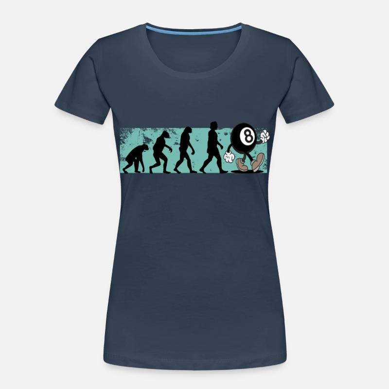 Billard Evolution Snooker Frauen Premium Bio T-Shirt