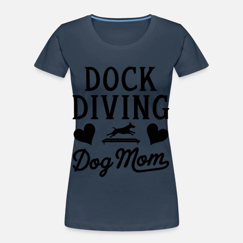 Dock Diving Saying Dog Diving Dock Diving Gift Women's Premium Organic T-Shirt