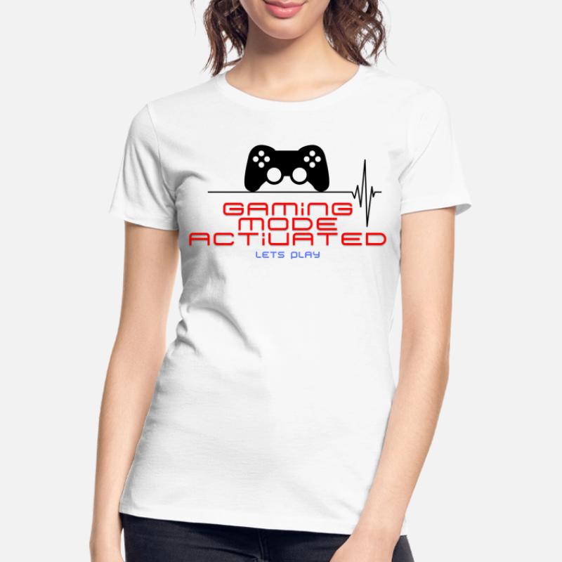 Gaming Mode Active Women's Premium Organic T-Shirt