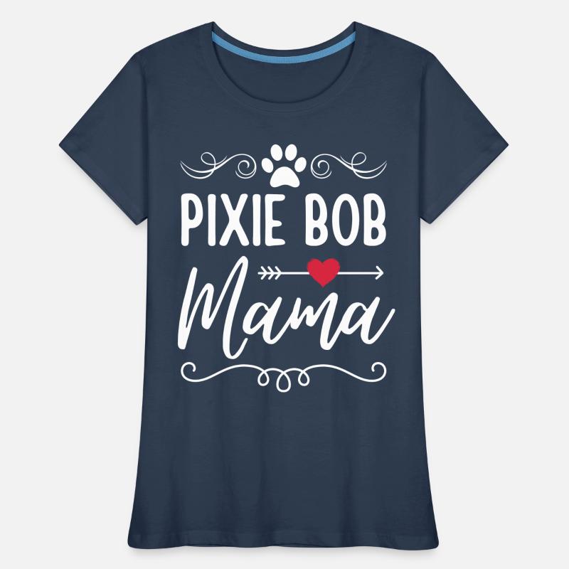 Pixie Bob Chat Maman Pixie Bob Maman T-shirt bio Premium Femme