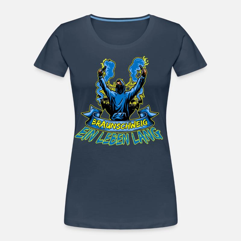 Braunschweig ein Leben lang Frauen Premium Bio T-Shirt