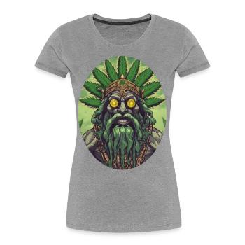 Cannaking - T-shirt bio Premium Femme -  - Devant - Mia (176cm)