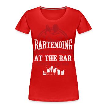 Bartender Mixologist Bartending - Women's Premium Organic T-Shirt -  - Front - Mia (176cm)