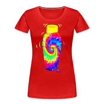 Bartender Mixologist Tie Dye - Women's Premium Organic T-Shirt -  - Front - Mia (176cm)