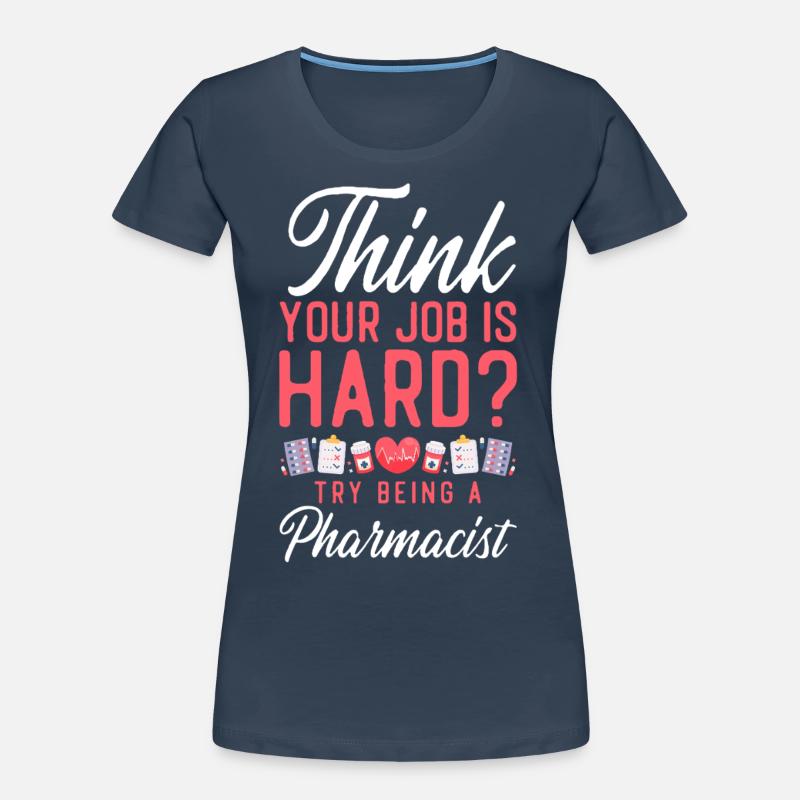 Pharmacy Tech Technician Frauen Premium Bio T-Shirt