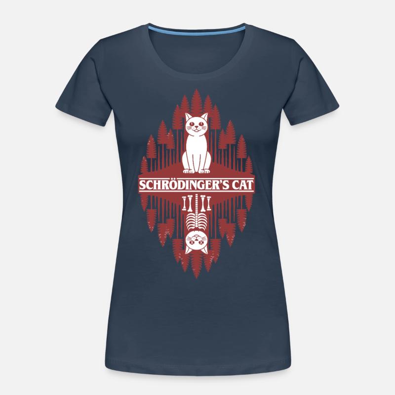Le chat de Schroedinger : une chose étrange T-shirt bio Premium Femme
