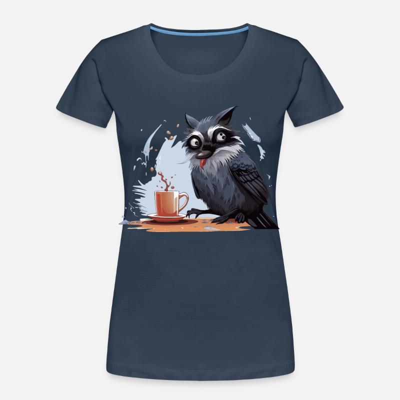 Der Koffein-Eindringling Frauen Premium Bio T-Shirt