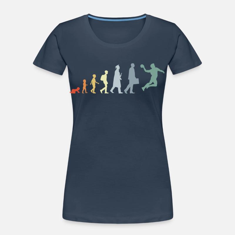 Vintage Handball Evolution Women's Premium Organic T-Shirt