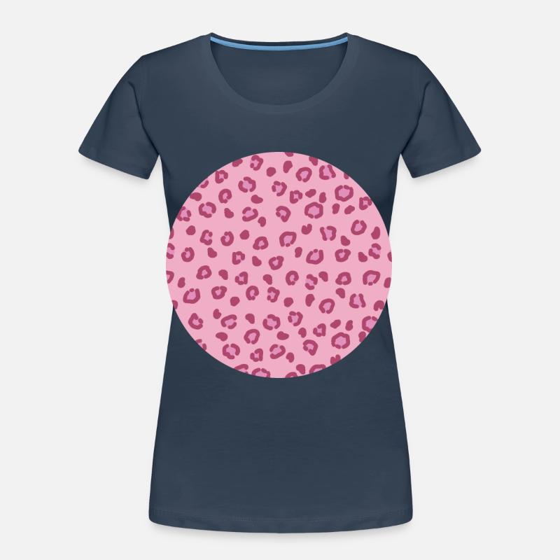 Circle Leopard Pattern Women's Premium Organic T-Shirt