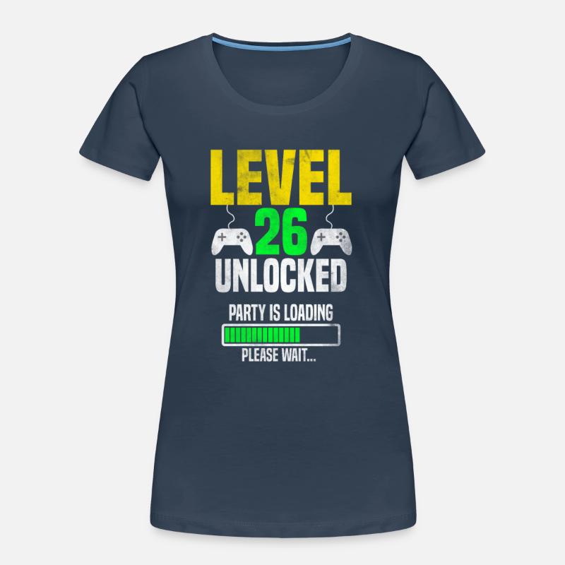 Level 26 unlocked – Party is loading Women's Premium Organic T-Shirt