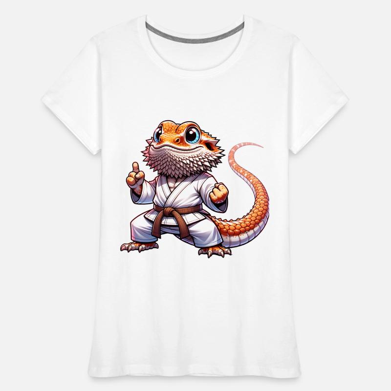 Bartagame Bartagamen Karate Samurai Frauen Premium Bio T-Shirt