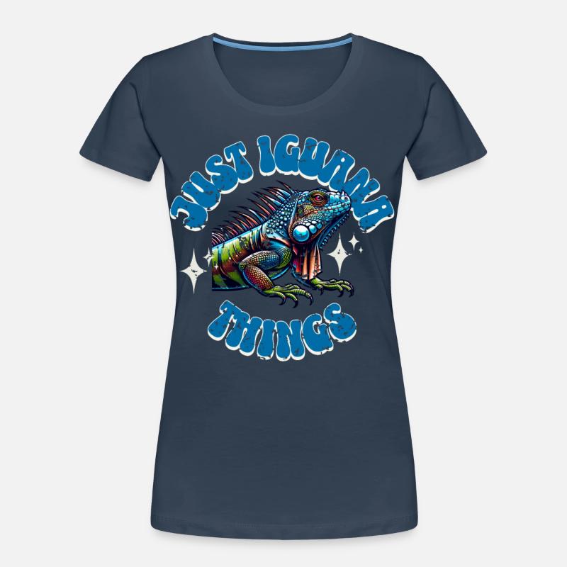 Iguane T-shirt bio Premium Femme