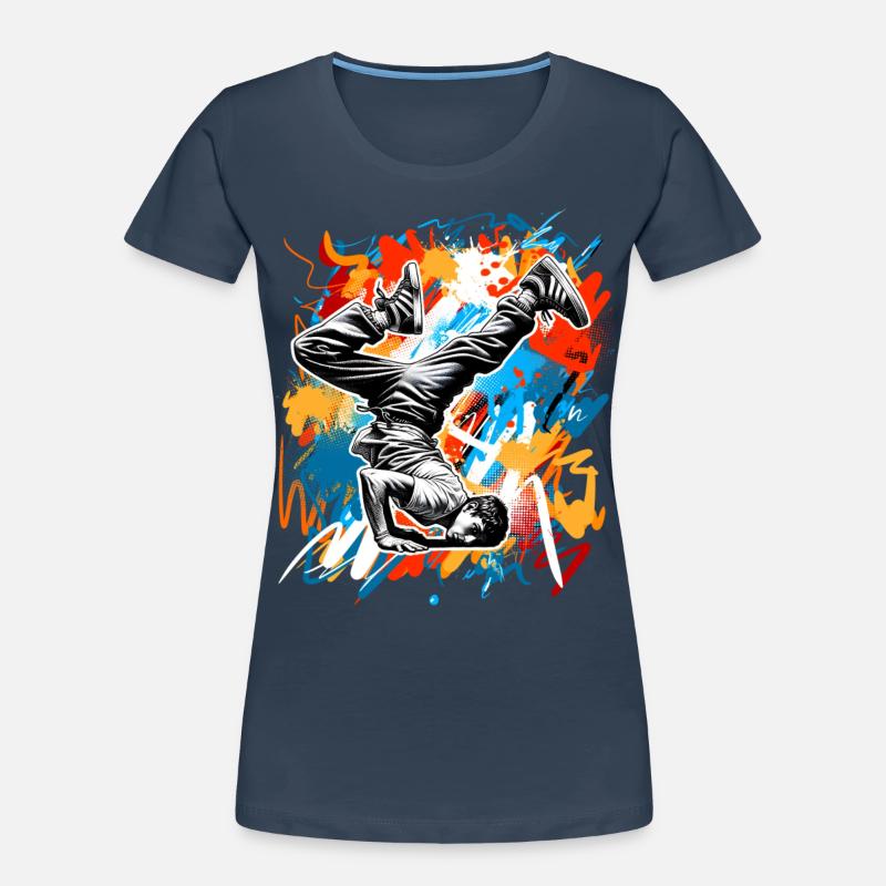 Breakdancing Women's Premium Organic T-Shirt