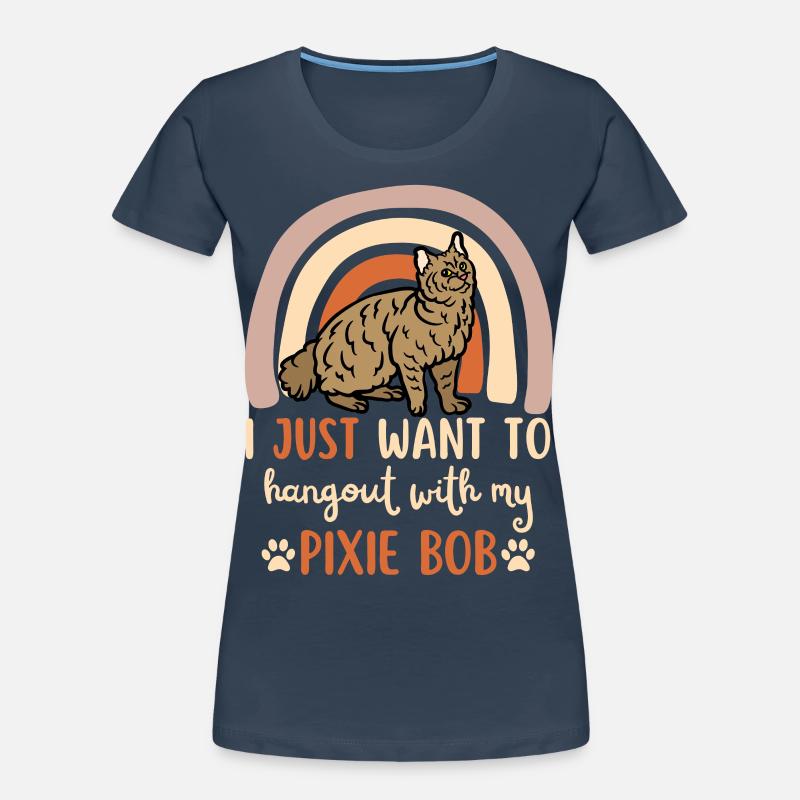 Cute Pixie Bob Cat Women's Premium Organic T-Shirt