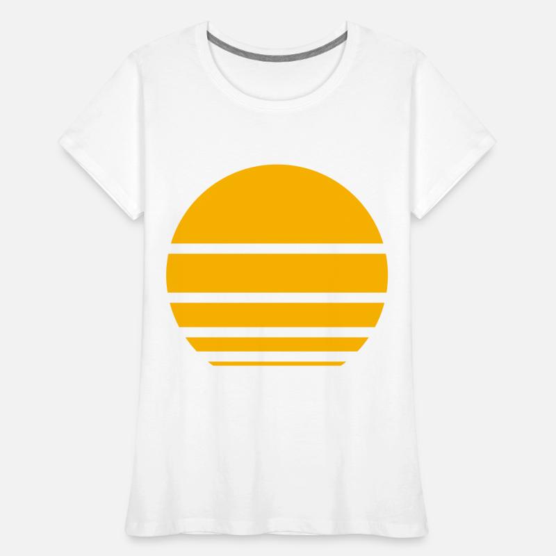 Pattern frame sun Women's Premium Organic T-Shirt