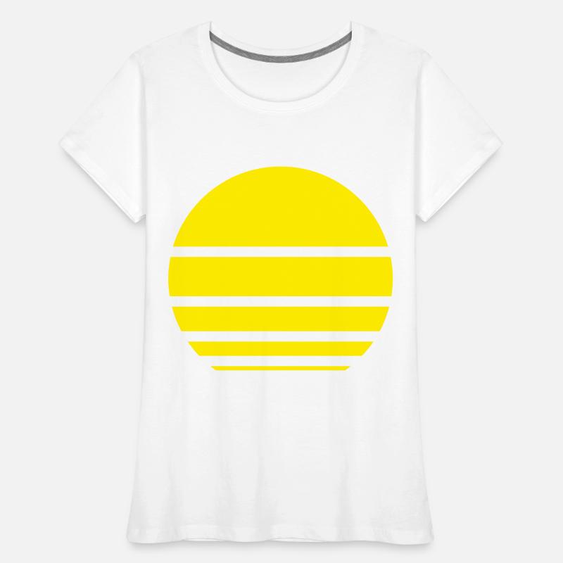 Pattern frame sun Women's Premium Organic T-Shirt