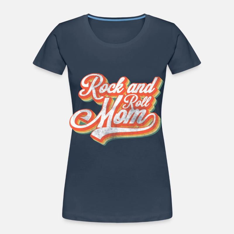 Rock and Roll Mutter Frauen Premium Bio T-Shirt