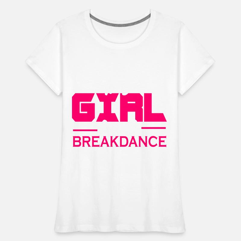 Fille de break dance danseuse de break T-shirt bio Premium Femme
