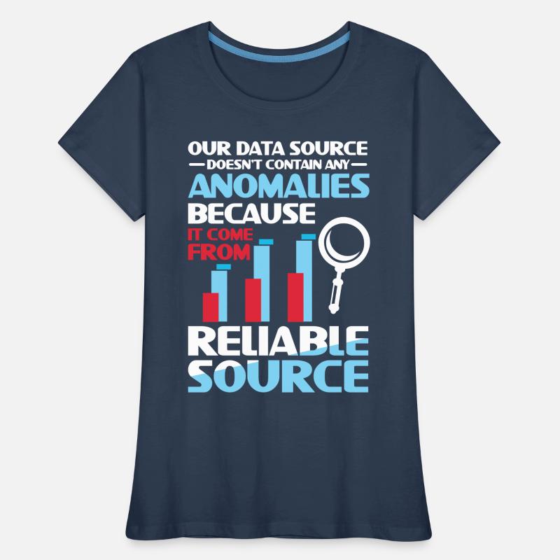 Our Data Source Doesn't Contain Any Anomalies Frauen Premium Bio T-Shirt