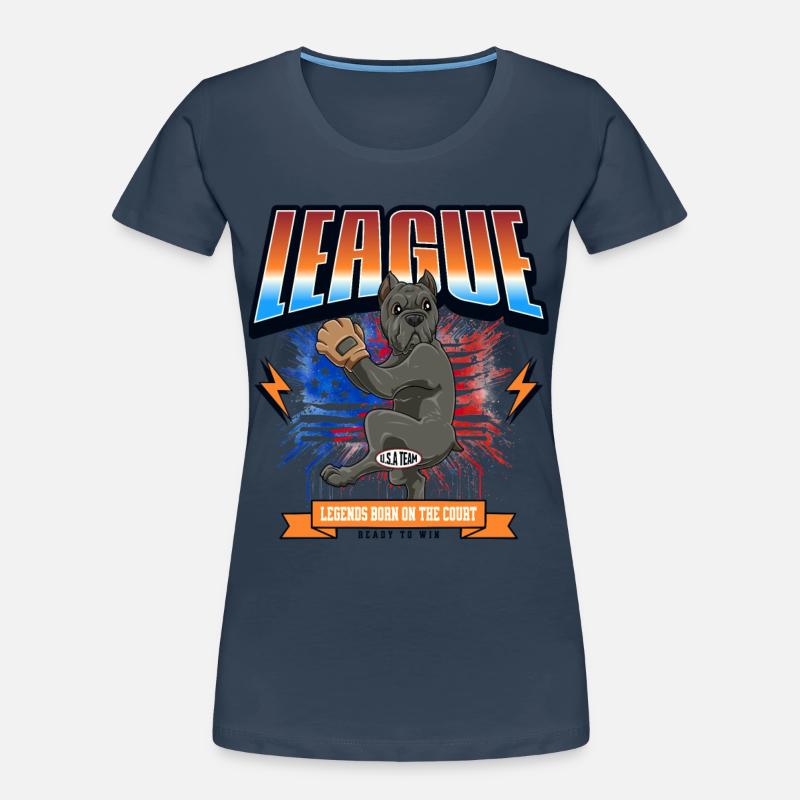Cane Corso Baseball Frauen Premium Bio T-Shirt